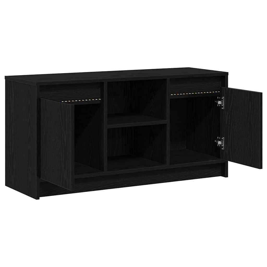 TV vienetai Juoda 100 x 34 x 50 cm Apdirbta mediena