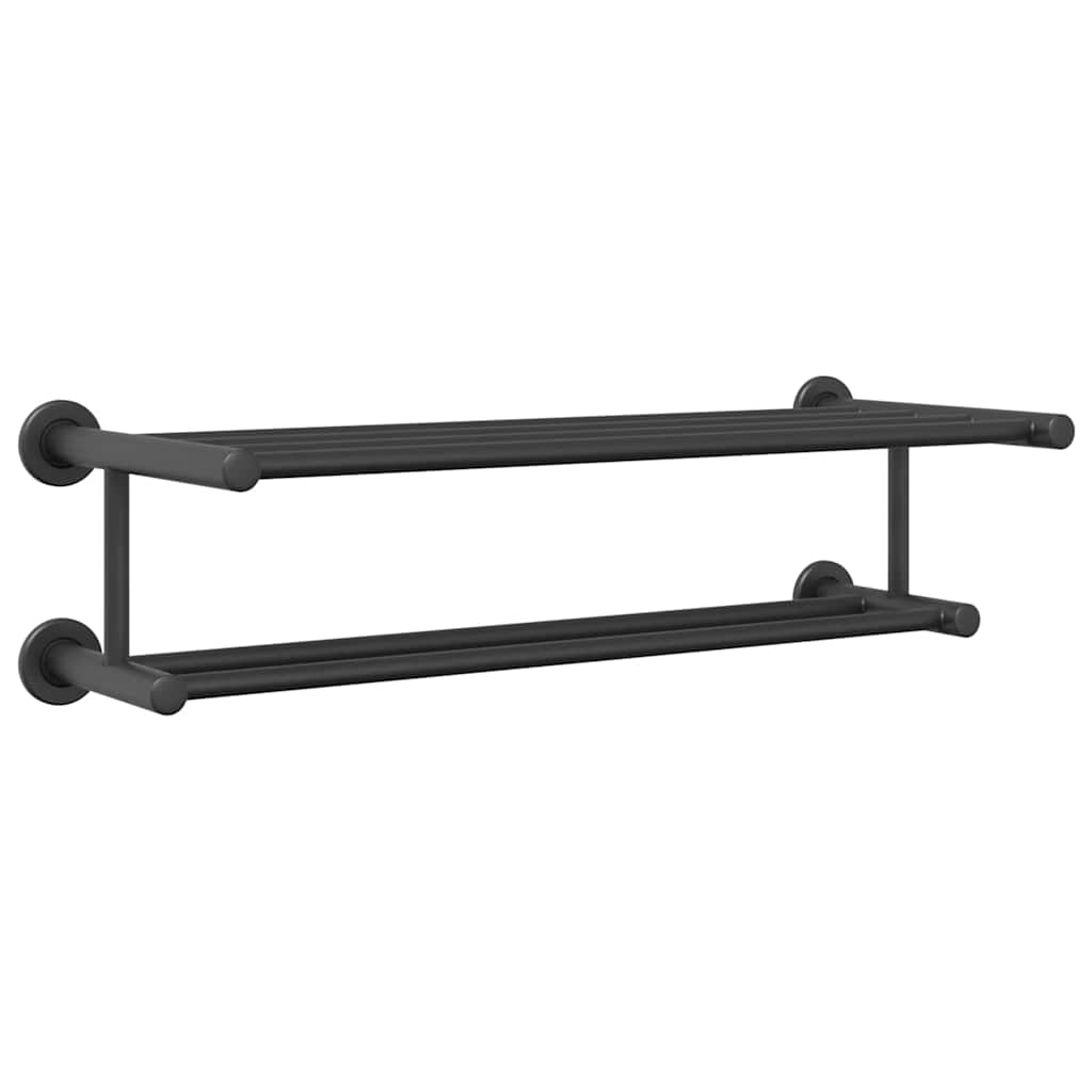 Rankšluosčių stovas Juoda 61 x 23 x 17 cm Nerūdijantis plienas
