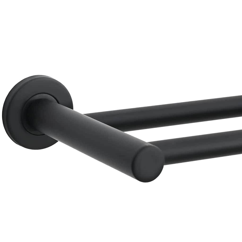 Rankšluosčių stovas Juoda 61 x 14.5 x 5 cm Nerūdijantis plienas