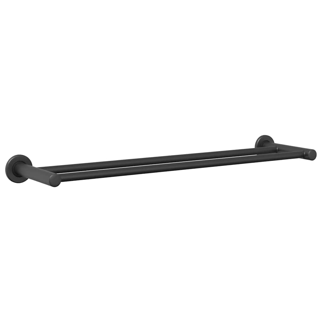 Rankšluosčių stovas Juoda 61 x 14.5 x 5 cm Nerūdijantis plienas