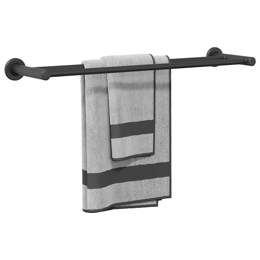 Rankšluosčių stovas Juoda 61 x 14.5 x 5 cm Nerūdijantis plienas