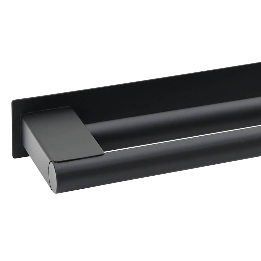 Towel rack Black 40 x 9 x 4 cm Stainless steel