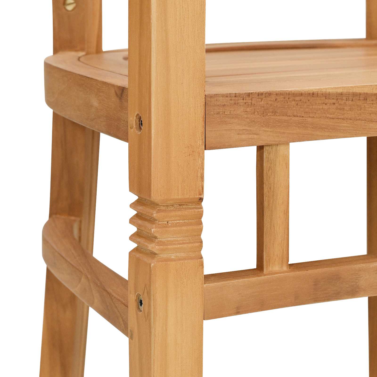 Kėdė 2 pcs Ruda 63 x 58 x 89 cm Kieto teka medžio