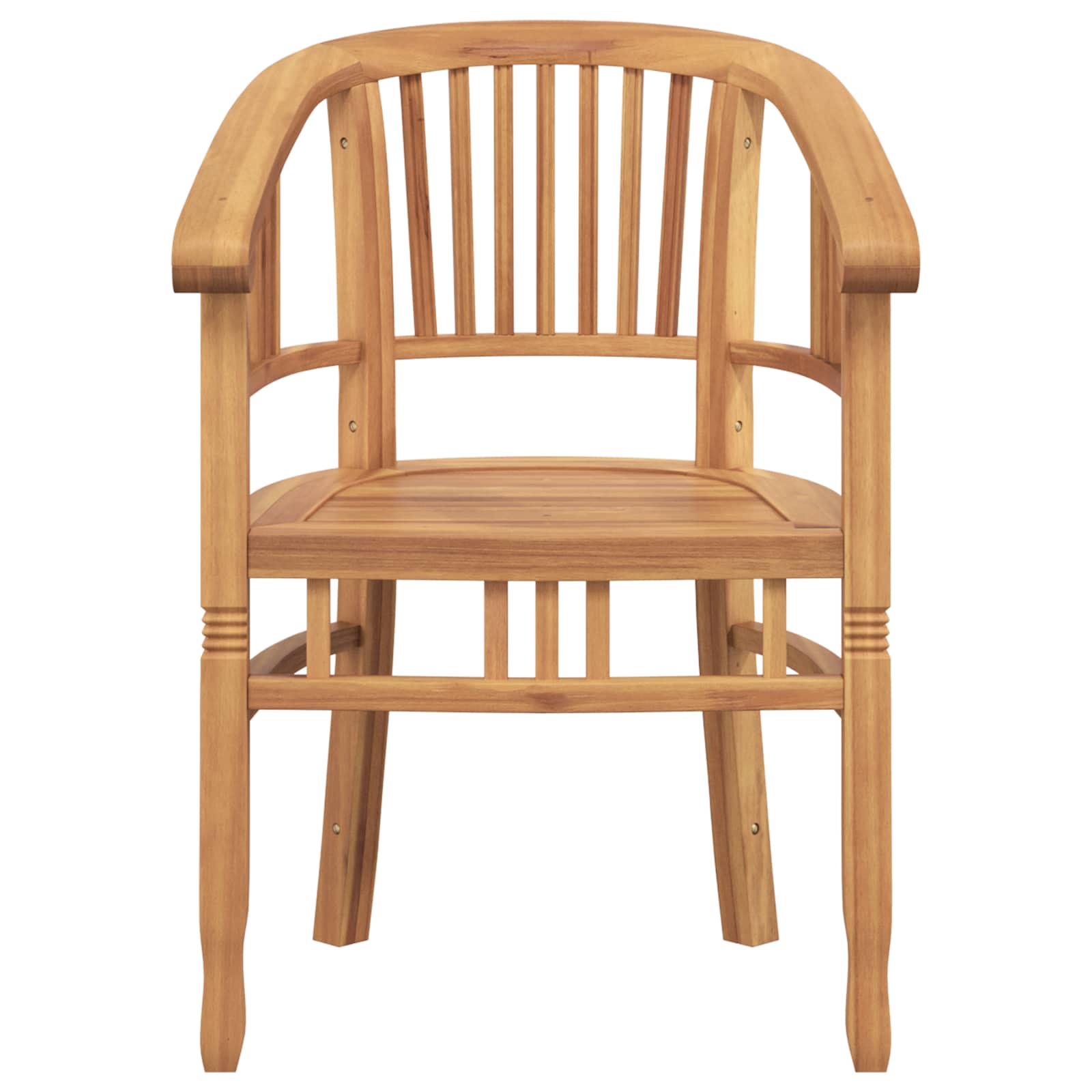Kėdė 2 pcs Ruda 63 x 58 x 89 cm Kieto teka medžio