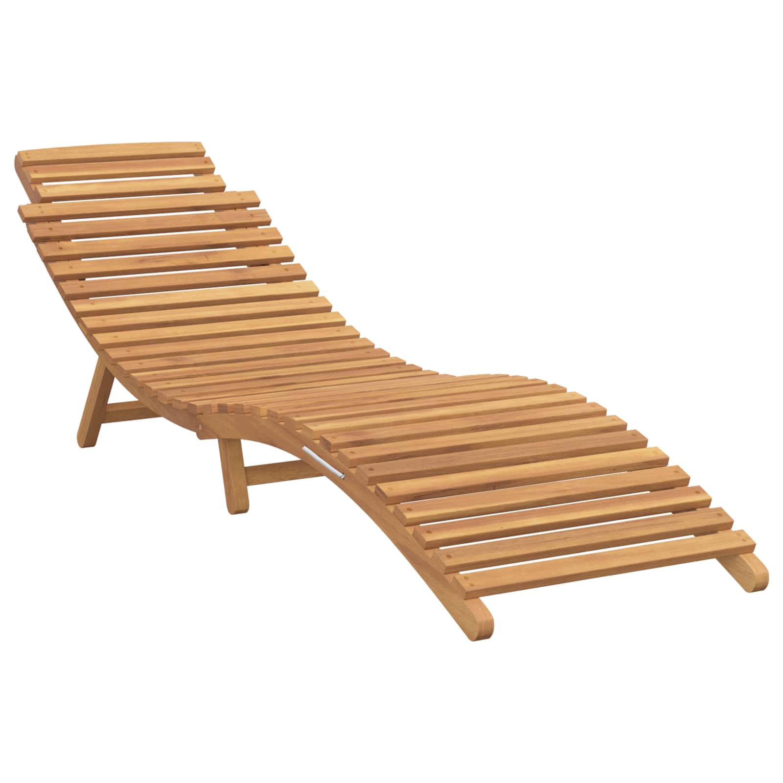 Saulės gultas Ruda 184 x 55 x 59 cm Kieto teka medžio
