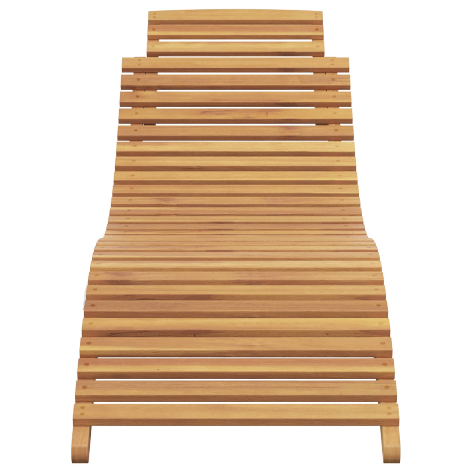 Saulės gultas Ruda 184 x 55 x 59 cm Kieto teka medžio