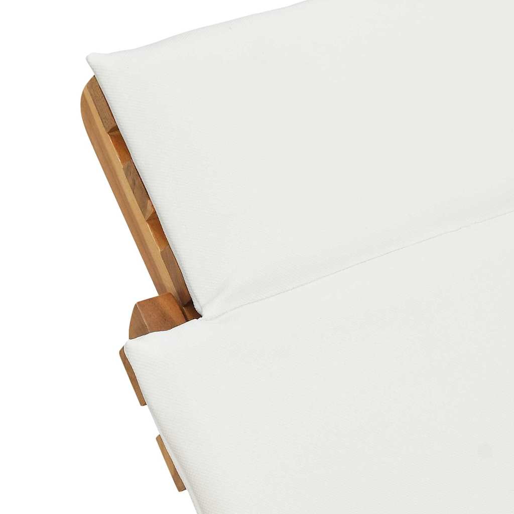 Sodo gultas Ruda 198 x 55 x 58,5 cm Kieto teka medžio