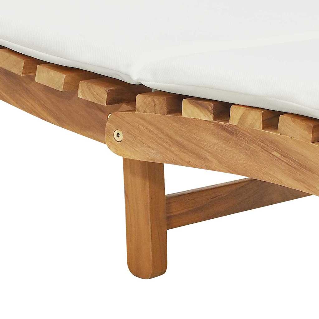 Sodo gultas Ruda 198 x 55 x 58,5 cm Kieto teka medžio