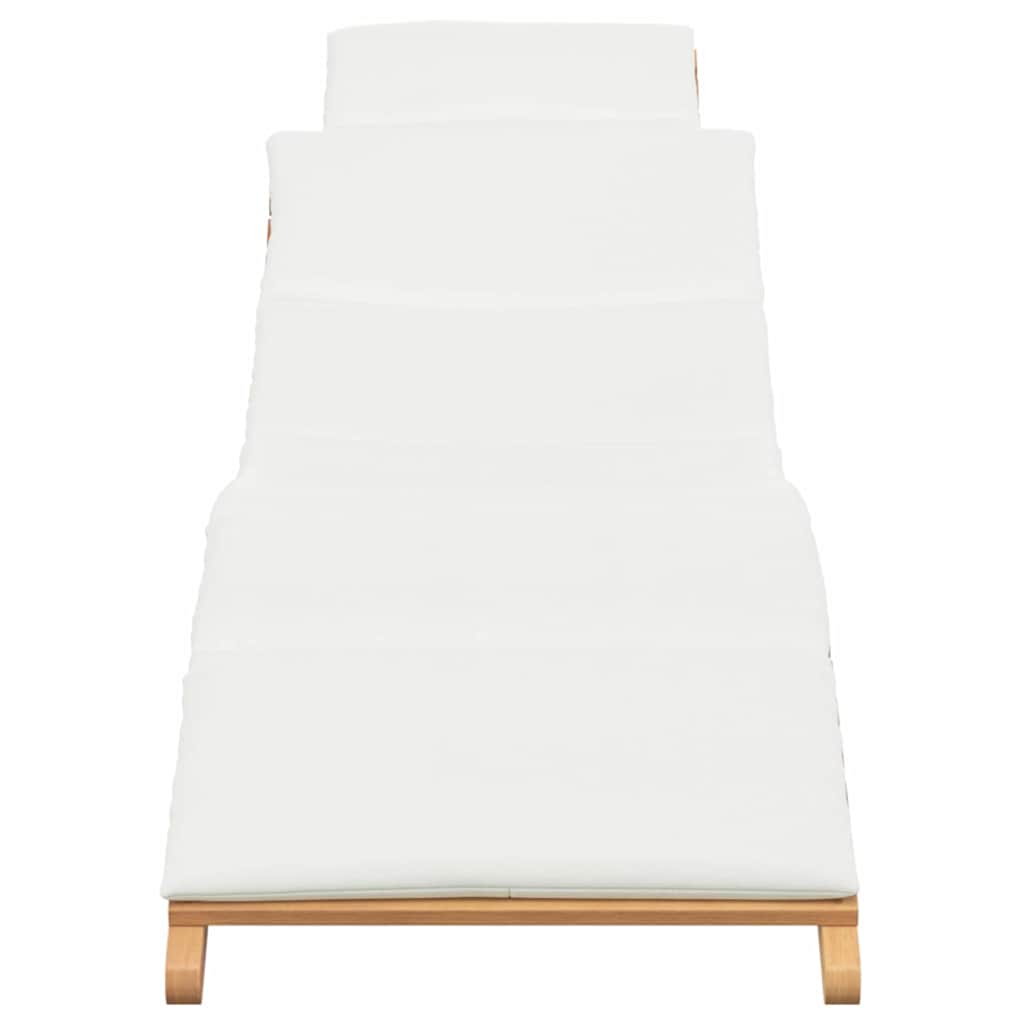 Sodo gultas Ruda 198 x 55 x 58,5 cm Kieto teka medžio