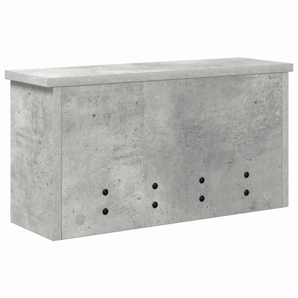 Prikabinamas paltas su lentyna Betono pilka 50 x 16 x 26 cm