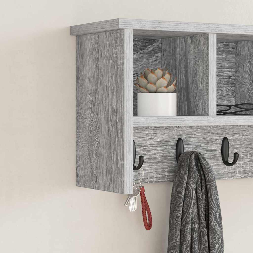 Prikabinamas paltas Pilka sonoma ąžuolo 50 x 16 x 26 cm