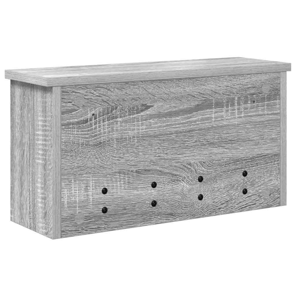 Prikabinamas paltas Pilka sonoma ąžuolo 50 x 16 x 26 cm
