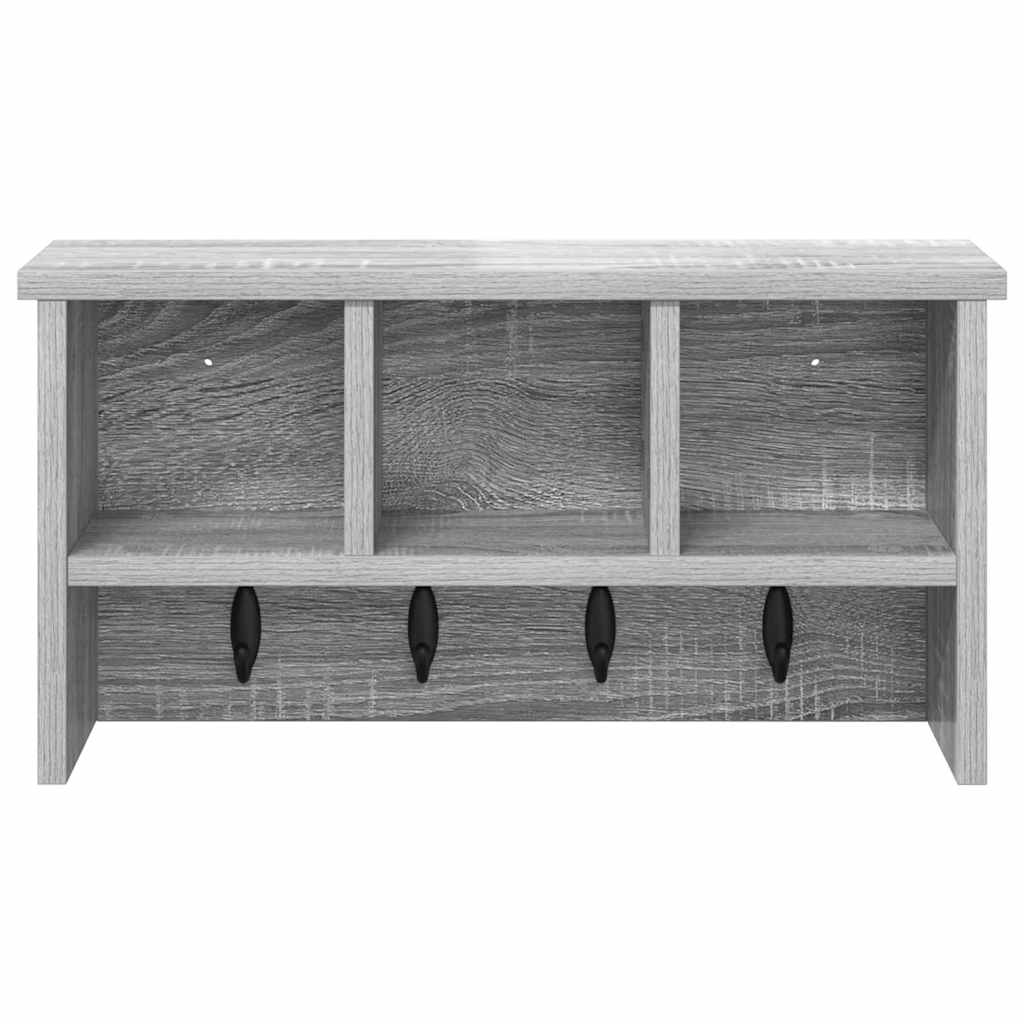 Prikabinamas paltas Pilka sonoma ąžuolo 50 x 16 x 26 cm