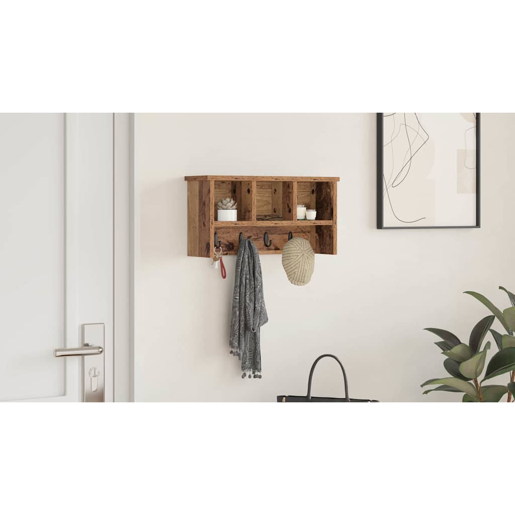 Prikabinamas paltas su lentyna Sena mediena 50 x 16 x 26 cm