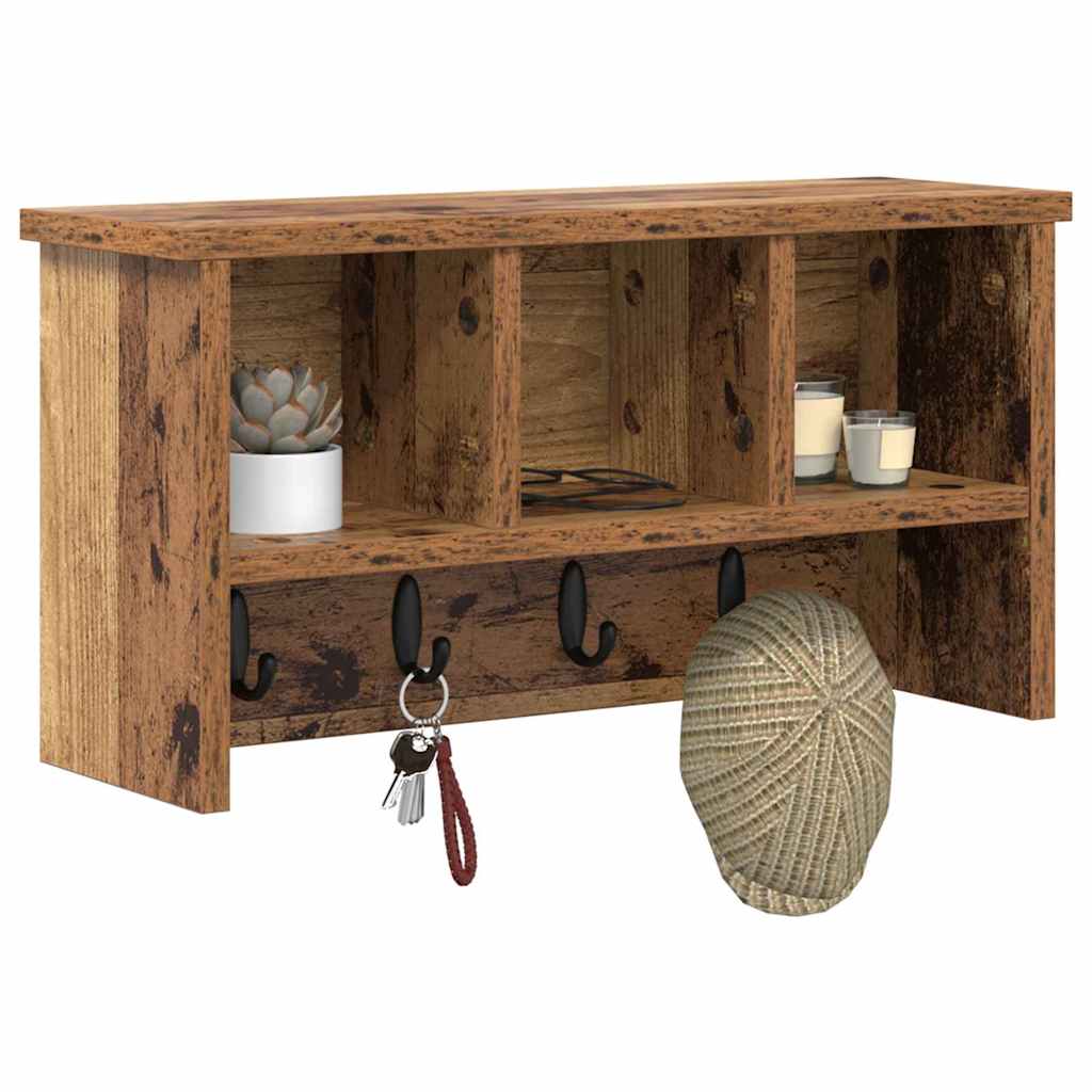 Piekaramais pakaramais ar plauktu Vecs koks 50 x 16 x 26 cm