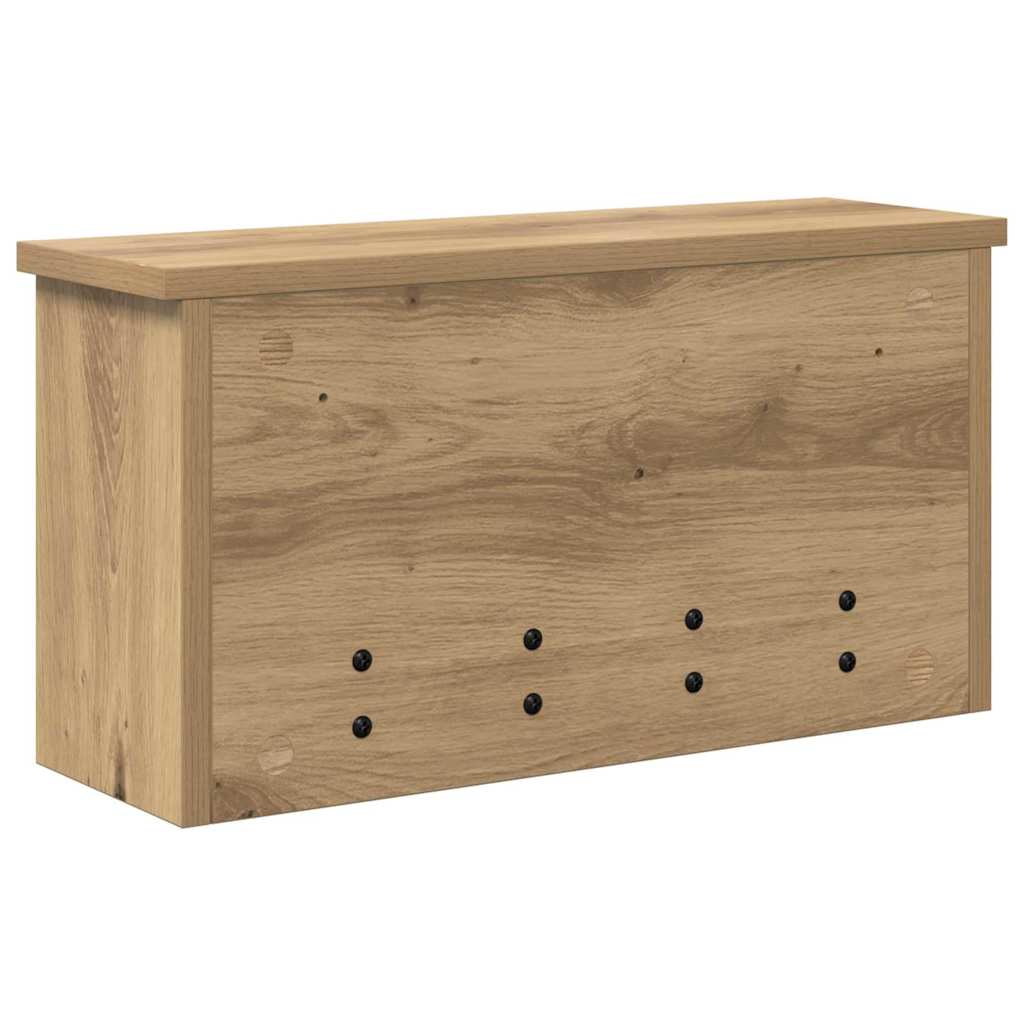 Prikabinamas paltas su lentyna artisano ąžuolo 50 x 16 x 26 cm