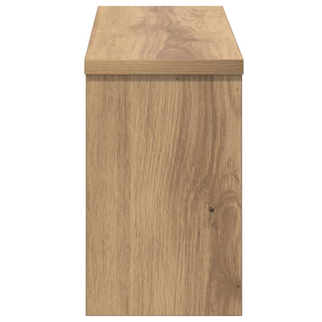 Prikabinamas paltas su lentyna artisano ąžuolo 50 x 16 x 26 cm