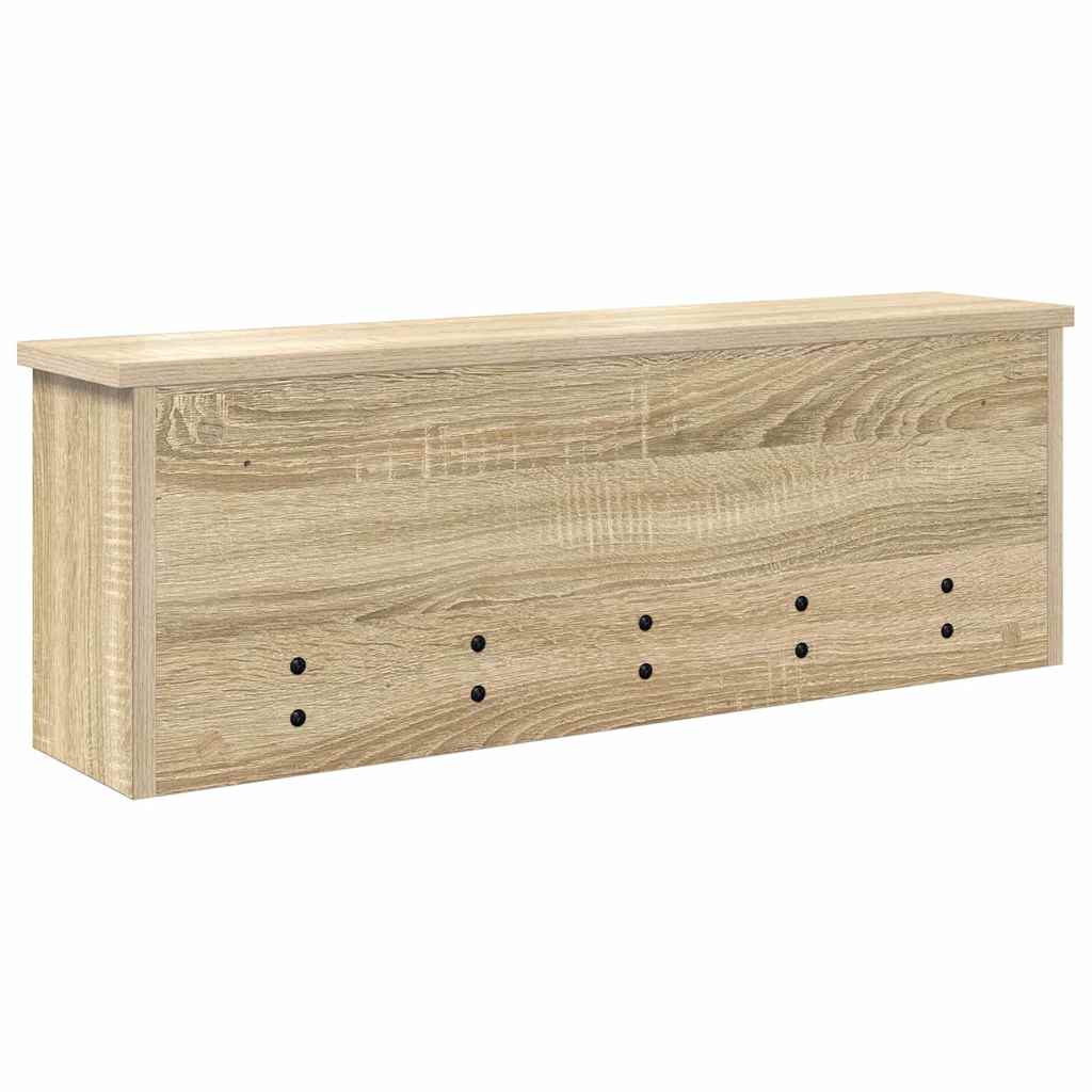 Prikabinamas paltas su lentyna Sonoma ąžuolas 75 x 16 x 26 cm