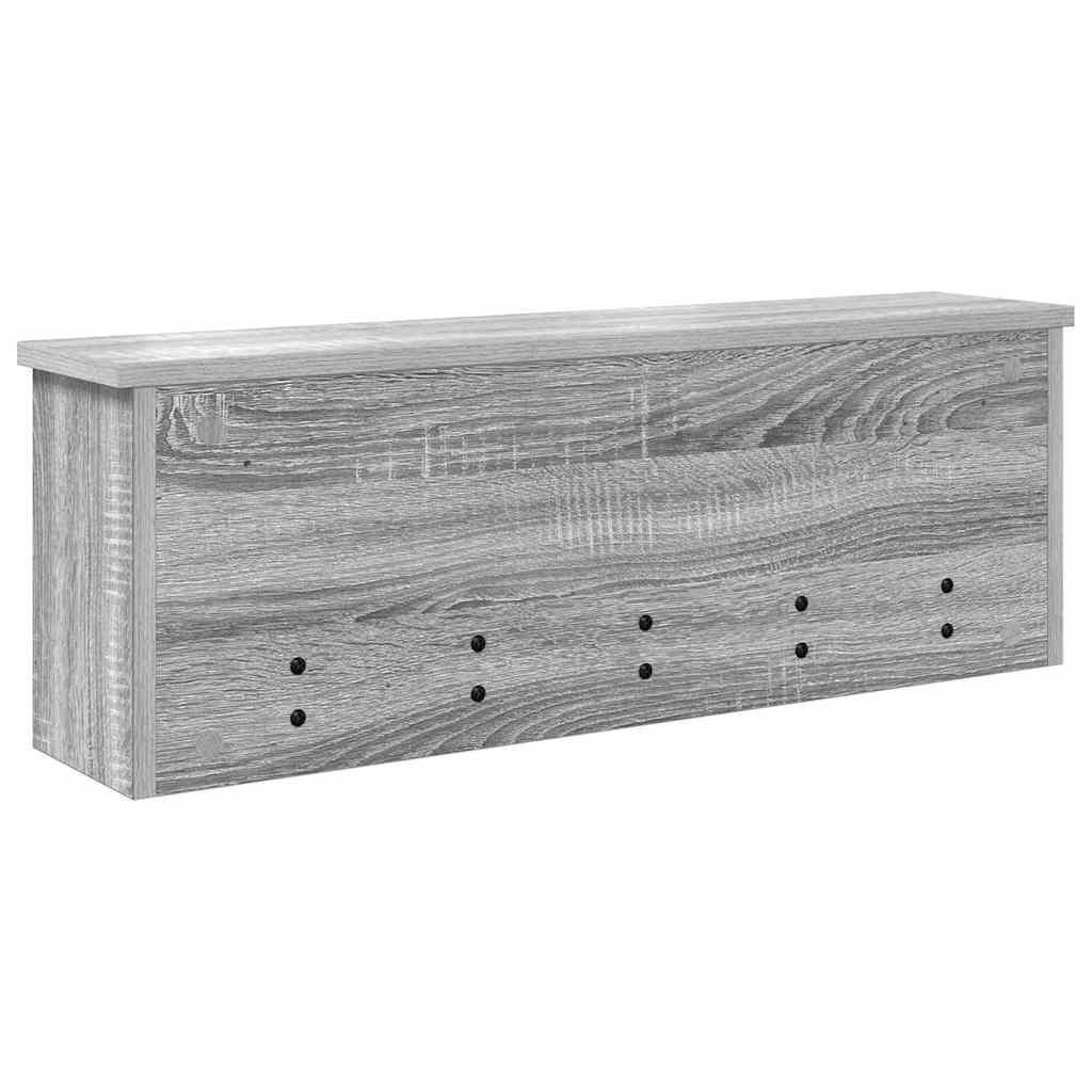 Wall-mounted coat rack Gray Sonoma Oak 75 x 16 x 26 cm