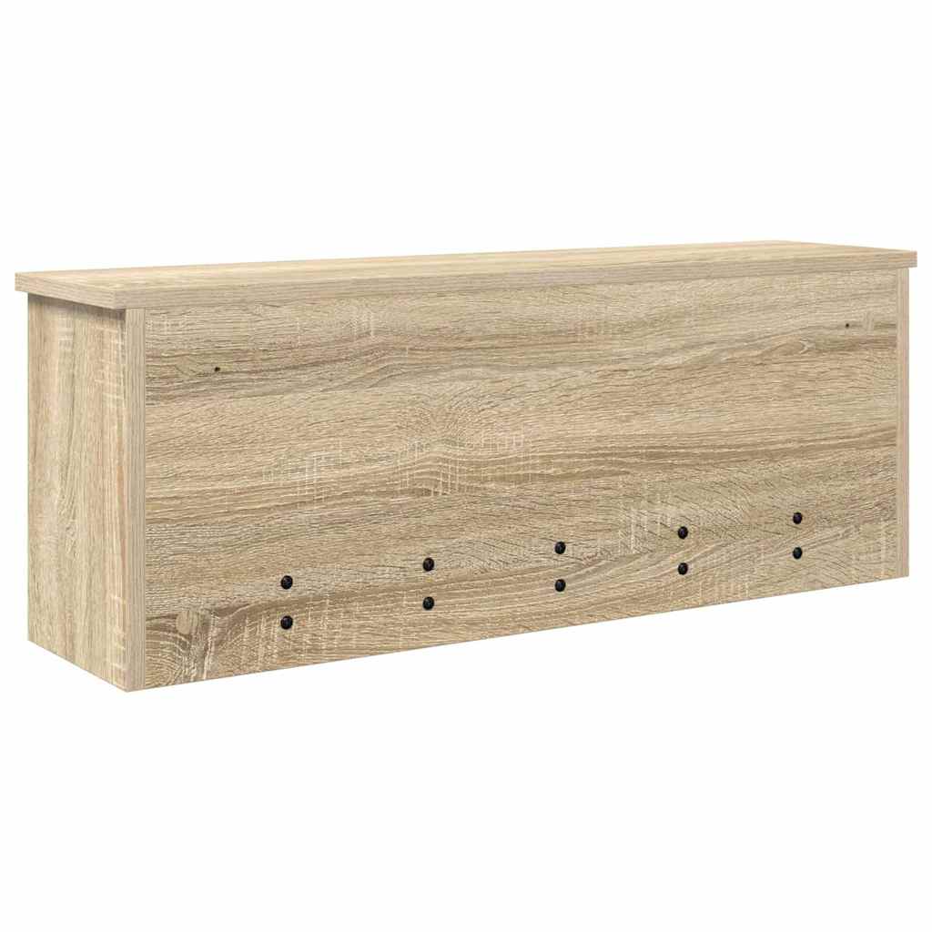 Prikabinamas paltas su lentyna Sonoma ąžuolas 80 x 20 x 30 cm