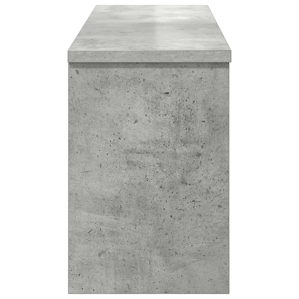 Prikabinamas paltas su lentyna Betono pilka 80 x 20 x 30 cm