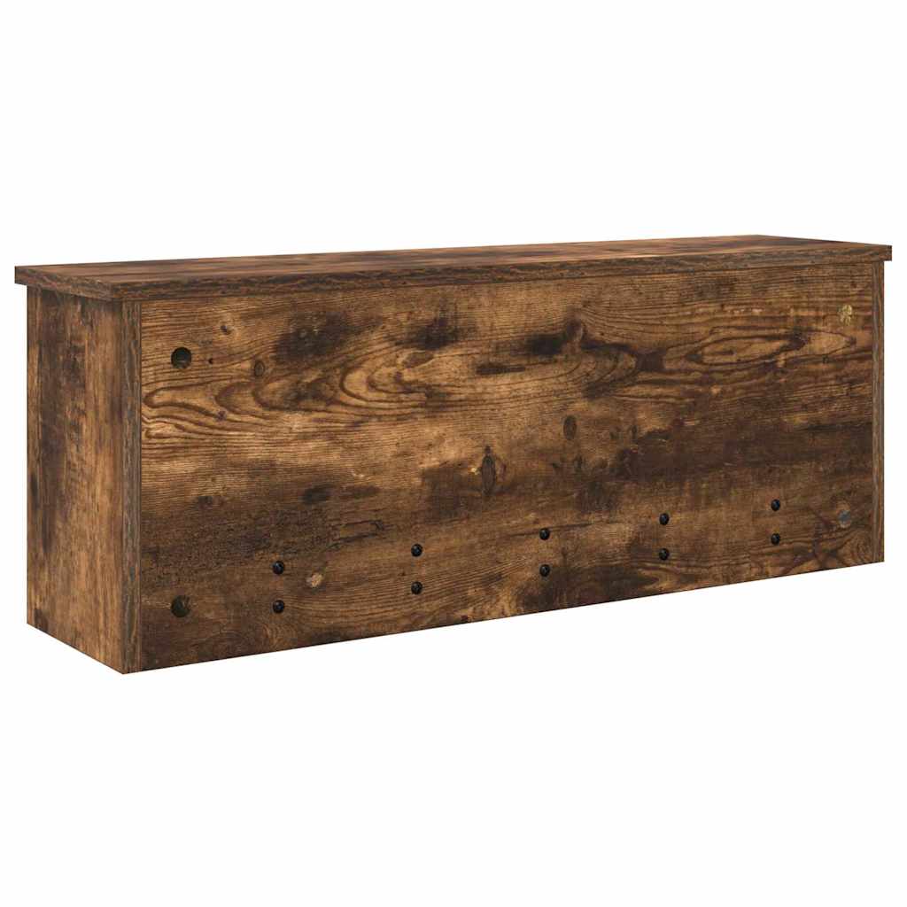 Prikabinamas paltas su lentyna Rūkyta ąžuolas 80 x 20 x 30 cm