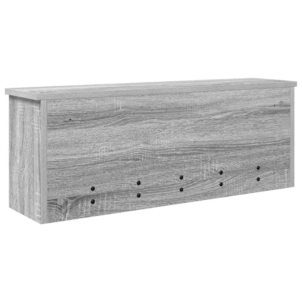 Prikabinamas paltas su lentyna Pilkas Sonoma 80 x 20 x 30 cm