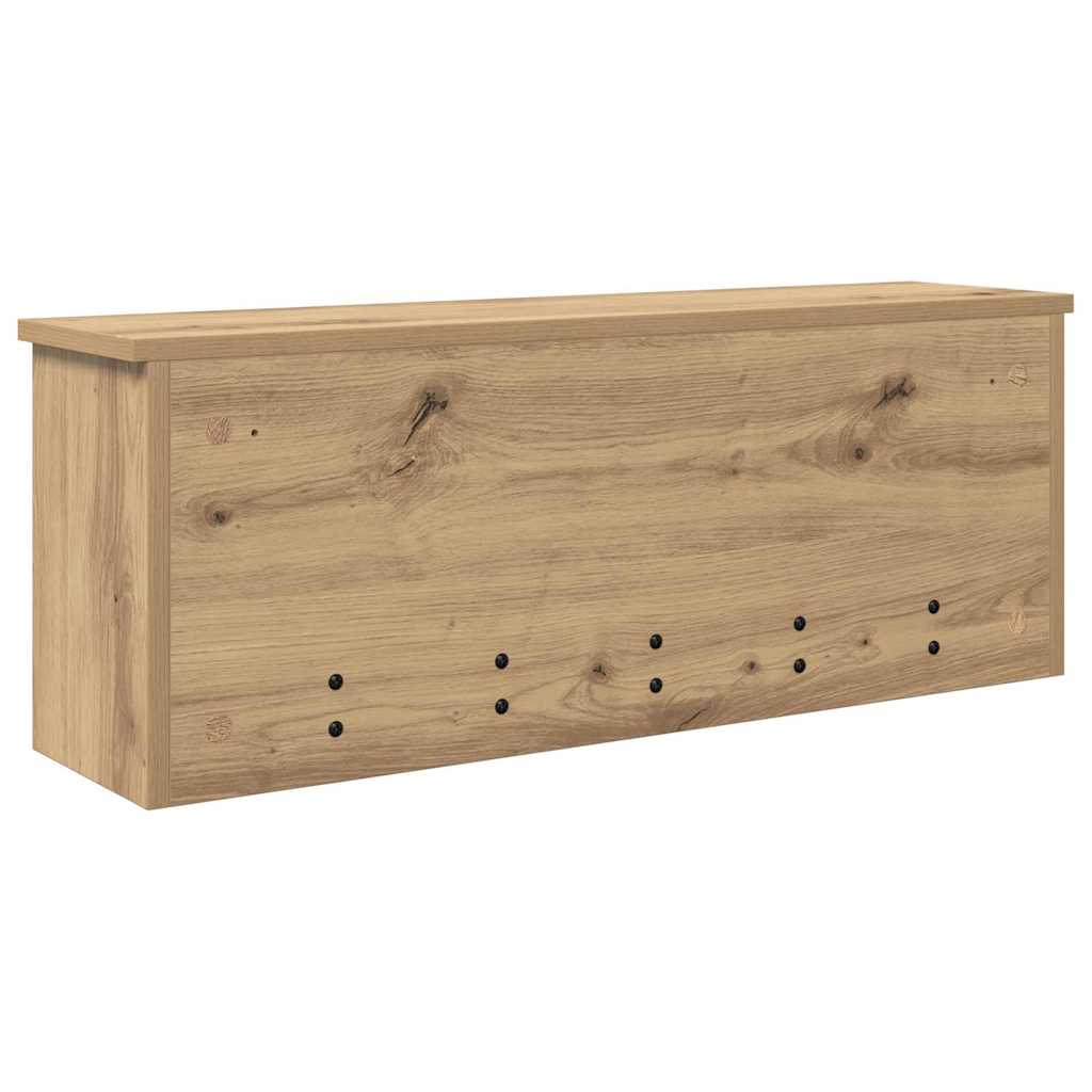 Hanging coat rack Oak Craftsman 80 x 20 x 30 cm