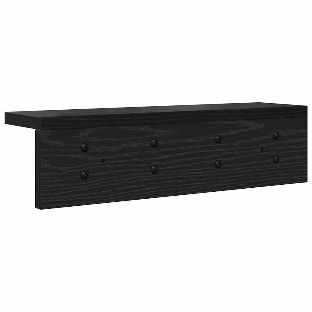 Prikabinamas paltas Juodas ąžuolas 40 x 10,5 x 10,5 cm