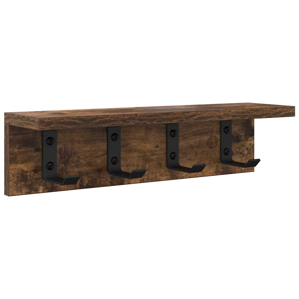 Prikabinamas paltas Sieninis Rūkyta ąžuolas 40 x 10,5 x 10,5 cm
