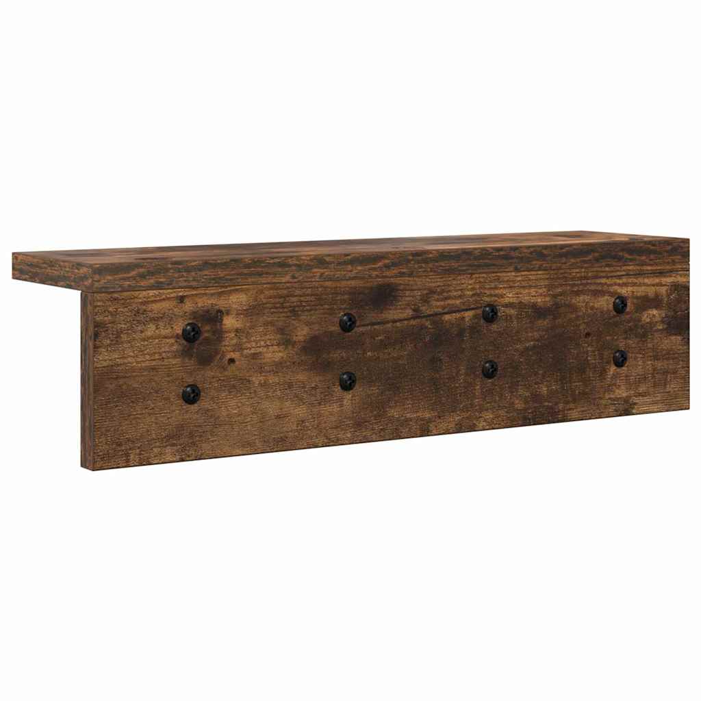 Prikabinamas paltas Sieninis Rūkyta ąžuolas 40 x 10,5 x 10,5 cm