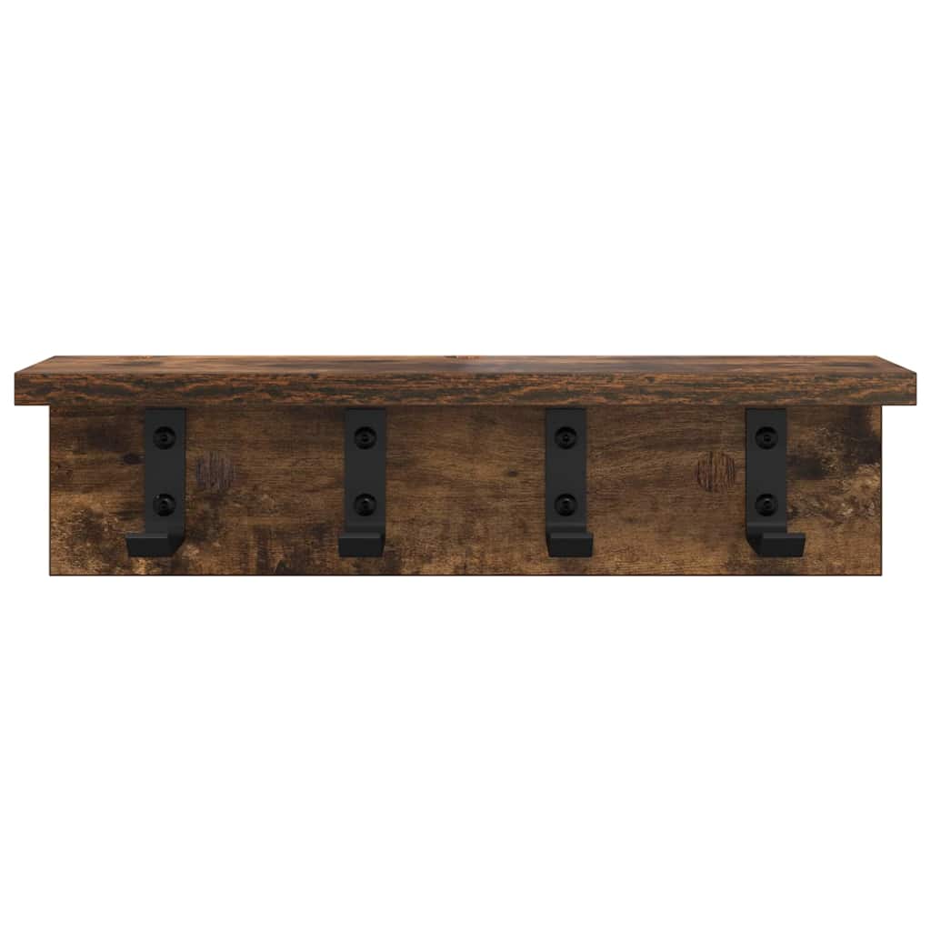 Prikabinamas paltas Sieninis Rūkyta ąžuolas 40 x 10,5 x 10,5 cm