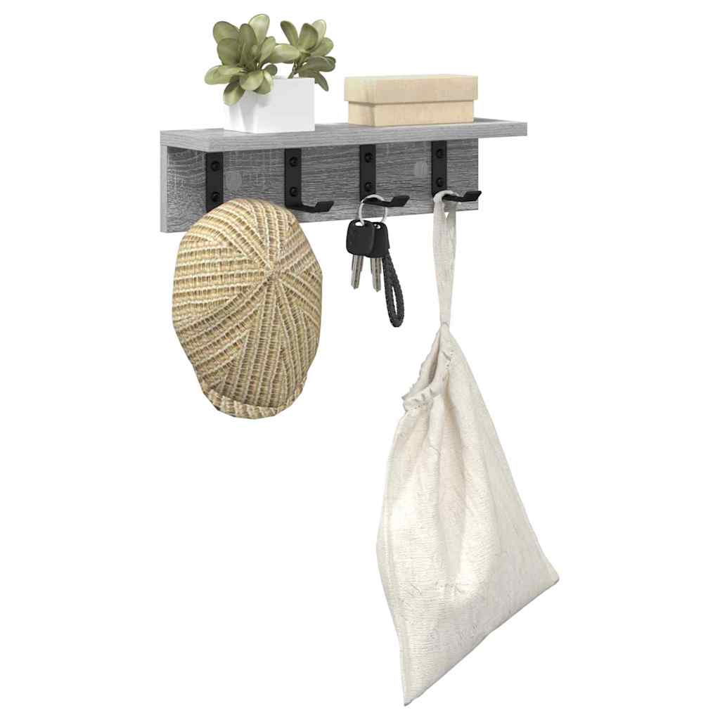 Prikabinamas paltas Sieninis Pilkas Sonoma 40 x 10,5 x 10,5 cm
