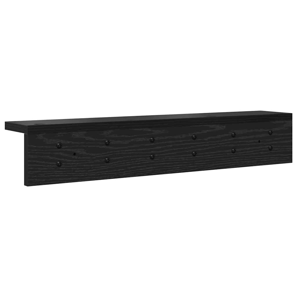 Prikabinamas paltas Juodas ąžuolas 60 x 10,5 x 10,5 cm