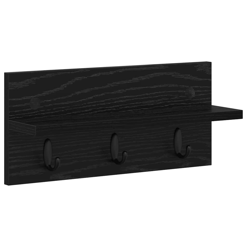 Prikabinamas paltas Juodas ąžuolas 40 x 10,5 x 18 cm