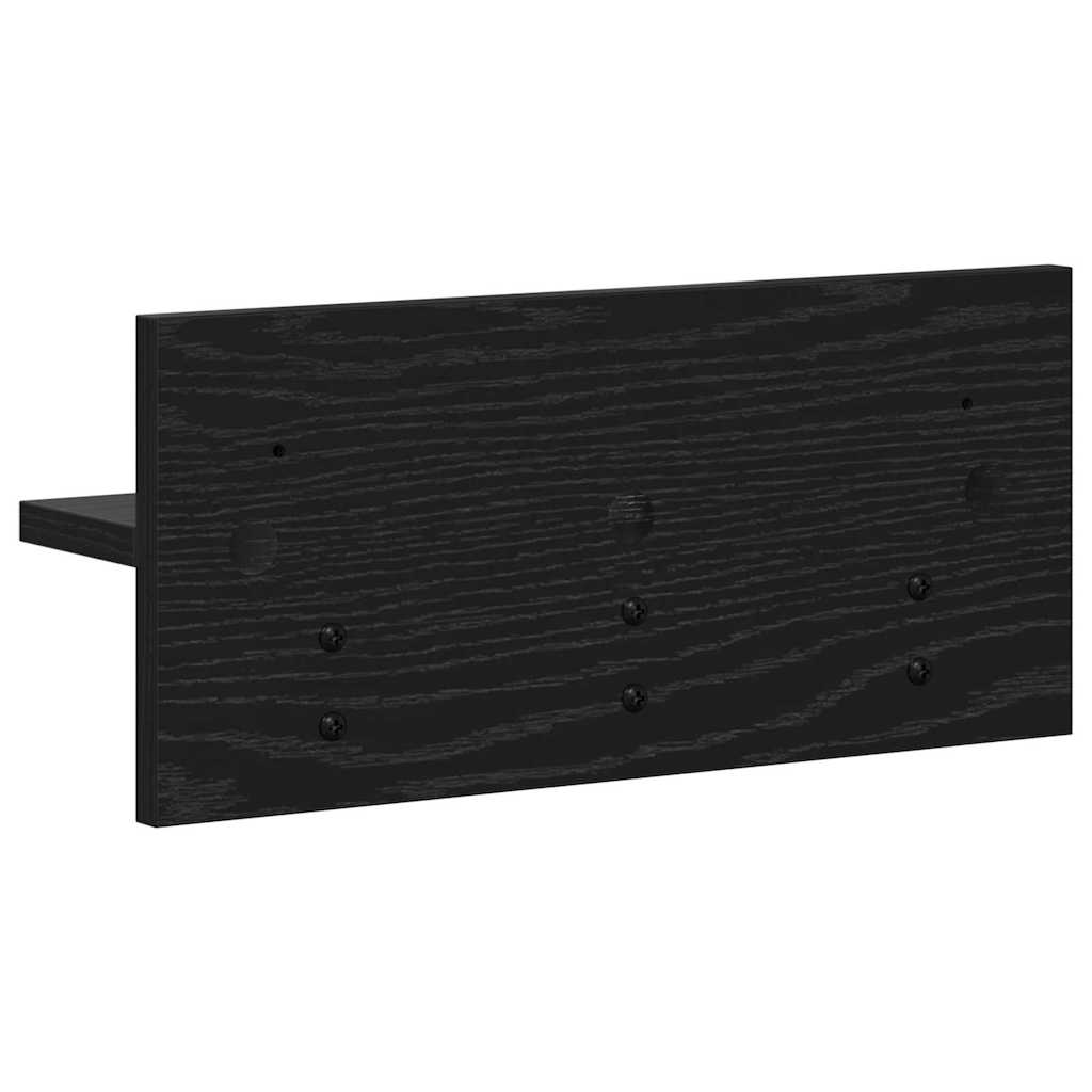 Prikabinamas paltas Juodas ąžuolas 40 x 10,5 x 18 cm