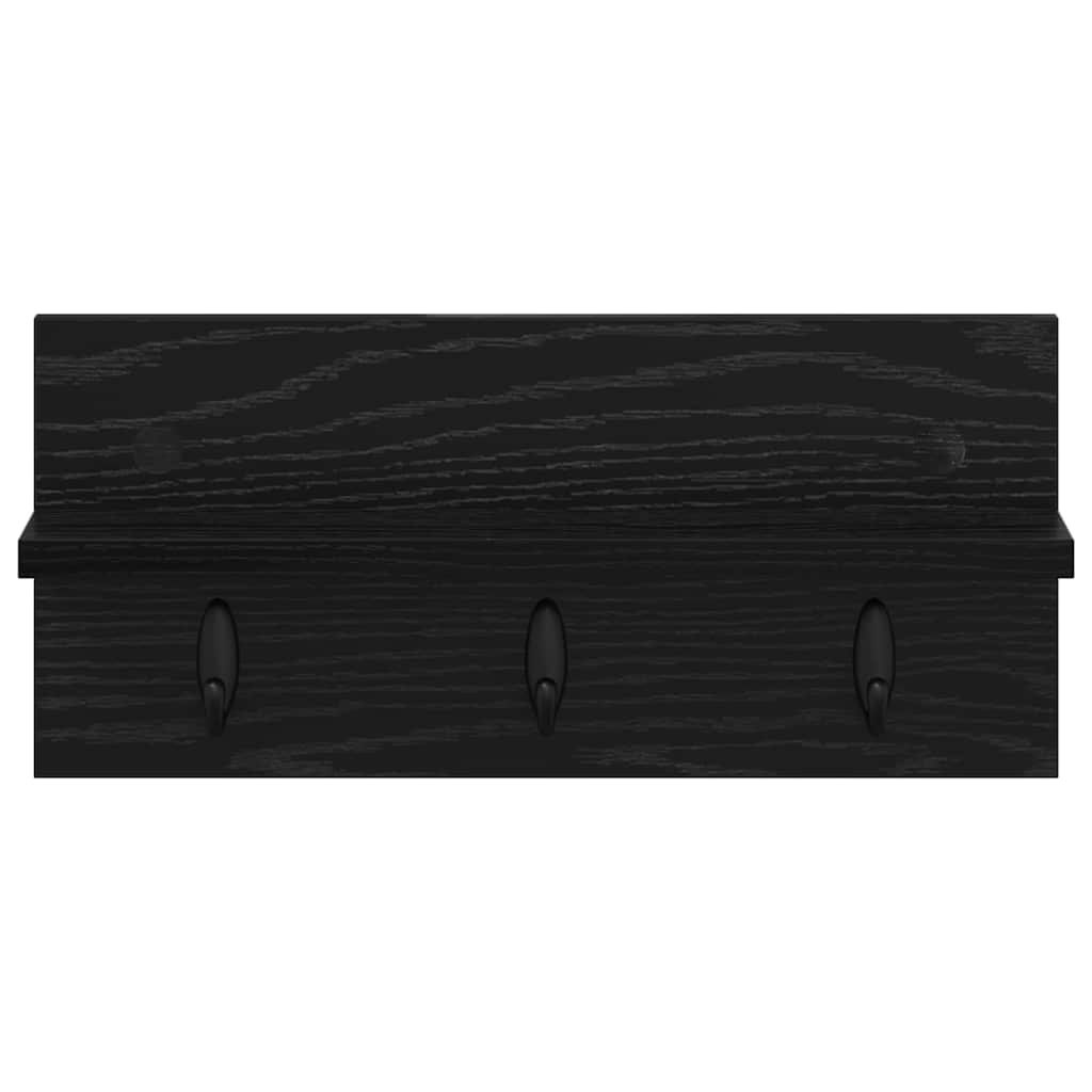 Prikabinamas paltas Juodas ąžuolas 40 x 10,5 x 18 cm