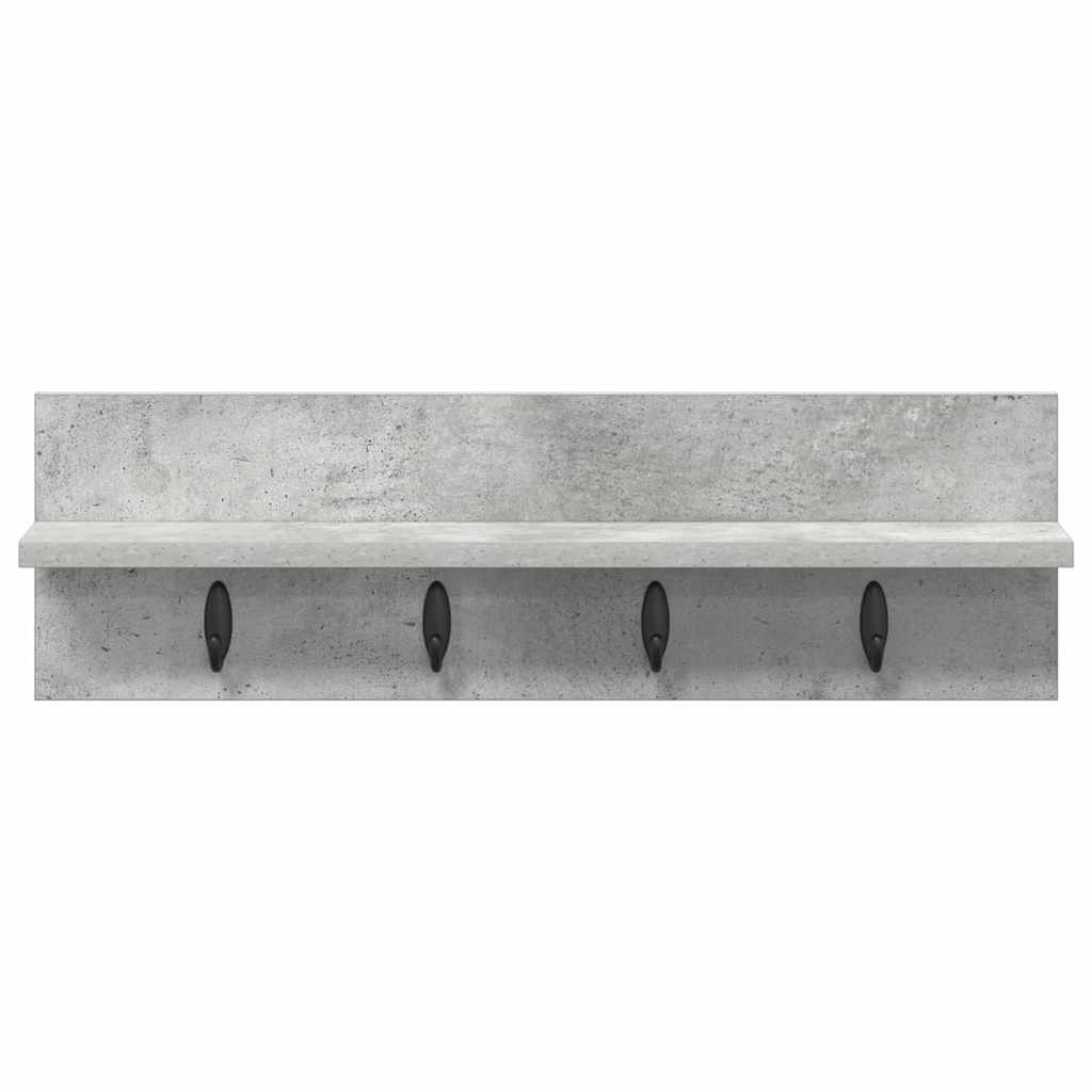 Prikabinamas paltas su saugykla Betono pilka 60 x 10,5 x 18 cm