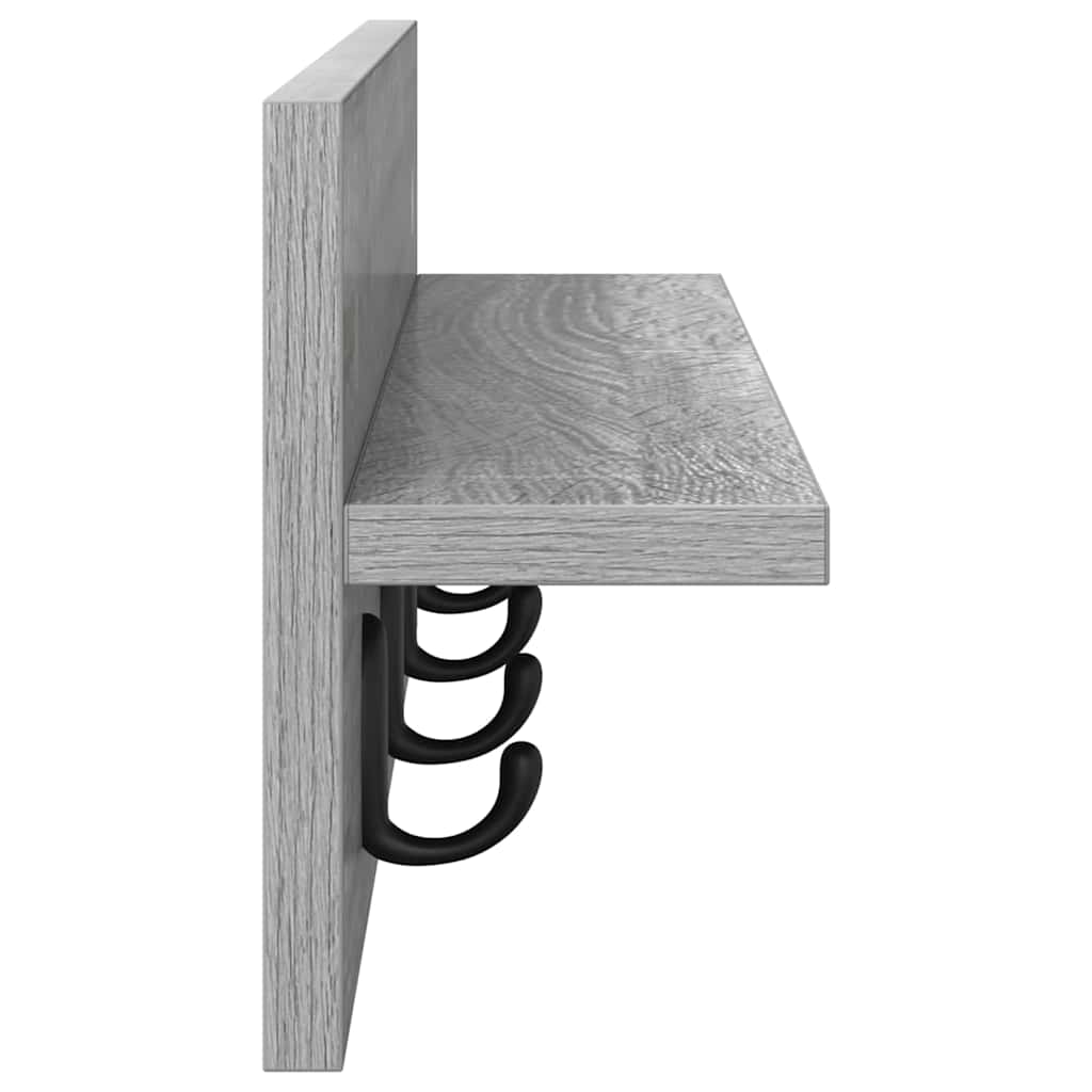 Prikabinamas paltas su saugykla Pilkas Sonoma 60 x 10,5 x 18 cm
