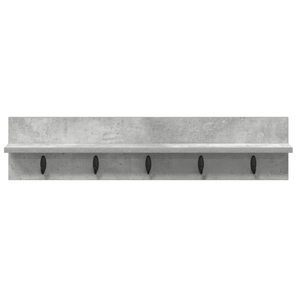 Prikabinamas paltas su saugykla Betono pilka 80 x 10,5 x 18 cm