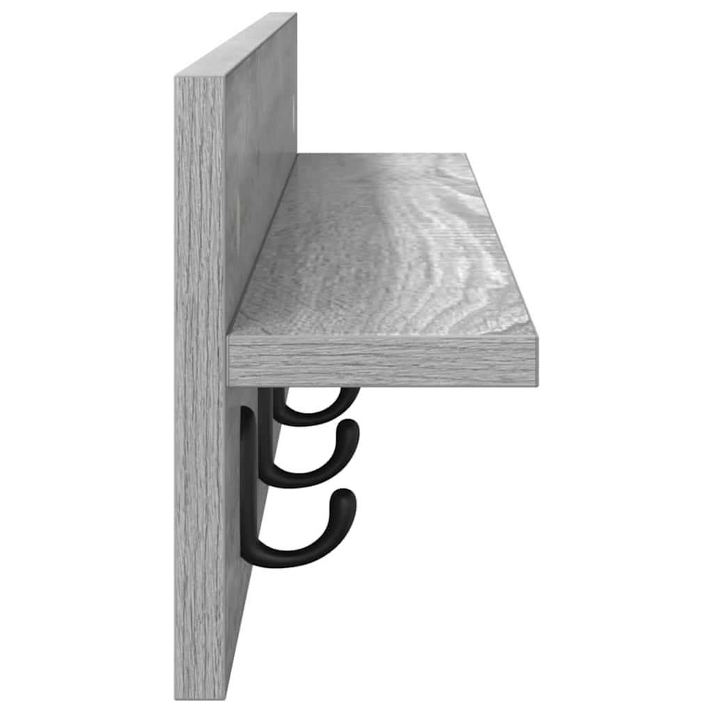Prikabinamas paltas su saugykla Pilkas Sonoma 80 x 10,5 x 18 cm