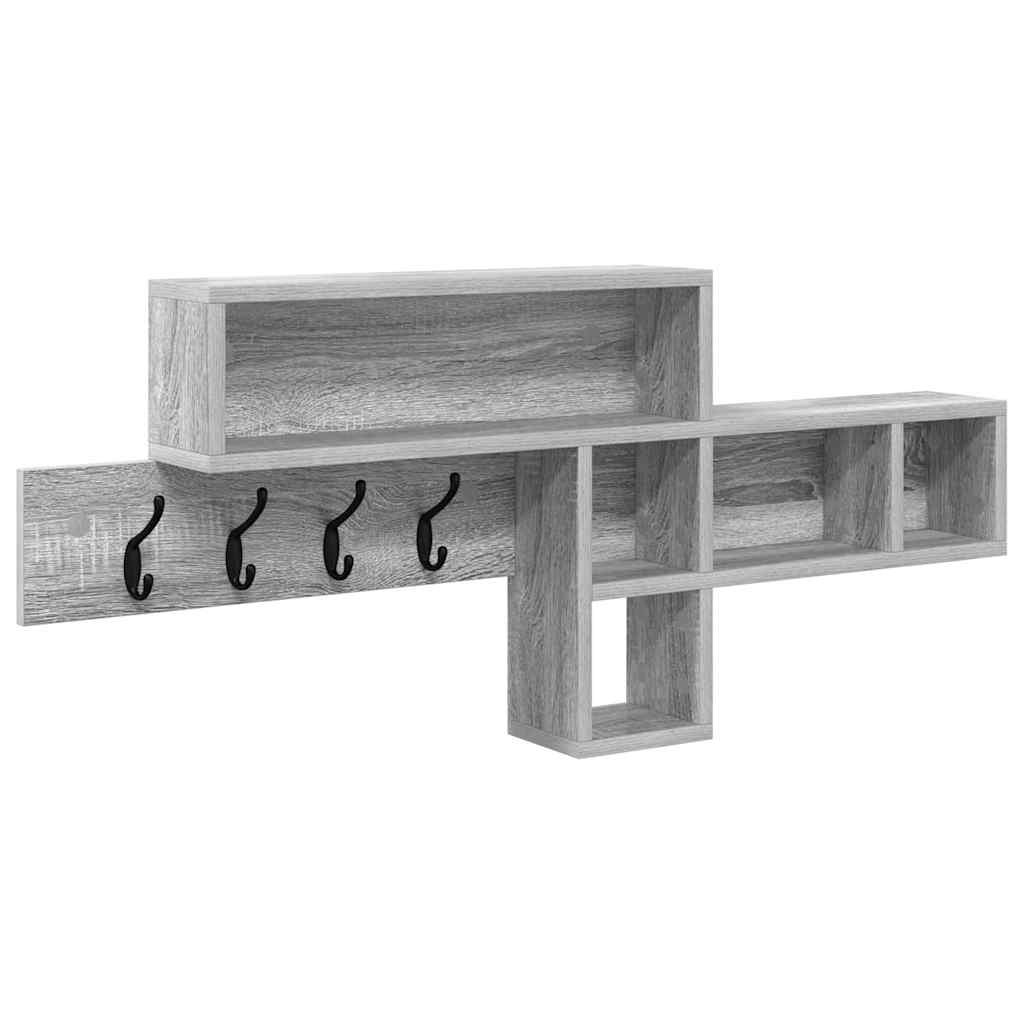 Prikabinamas paltas su lentyna Pilkas Sonoma 100 x 12 x 43,5 cm