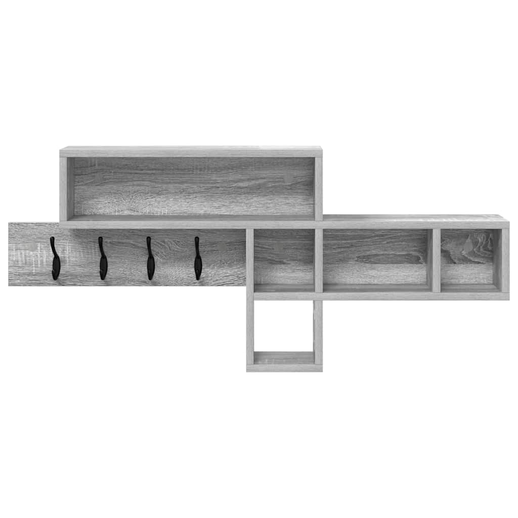 Prikabinamas paltas su lentyna Pilkas Sonoma 100 x 12 x 43,5 cm