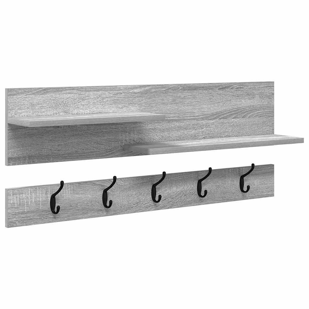 Prikabinamas paltas su lentyna Pilkas Sonoma 90 x 15 x 36 cm