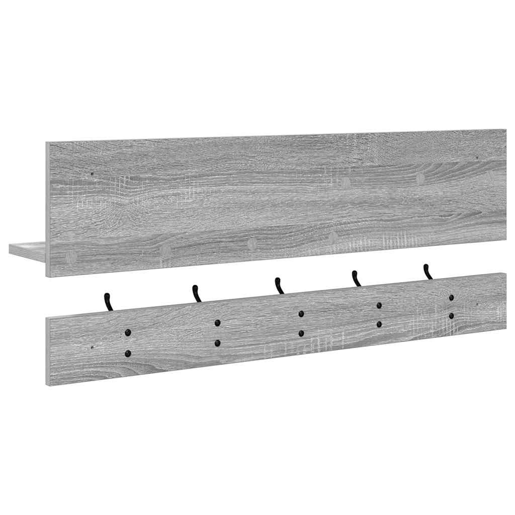 Prikabinamas paltas su lentyna Pilkas Sonoma 90 x 15 x 36 cm