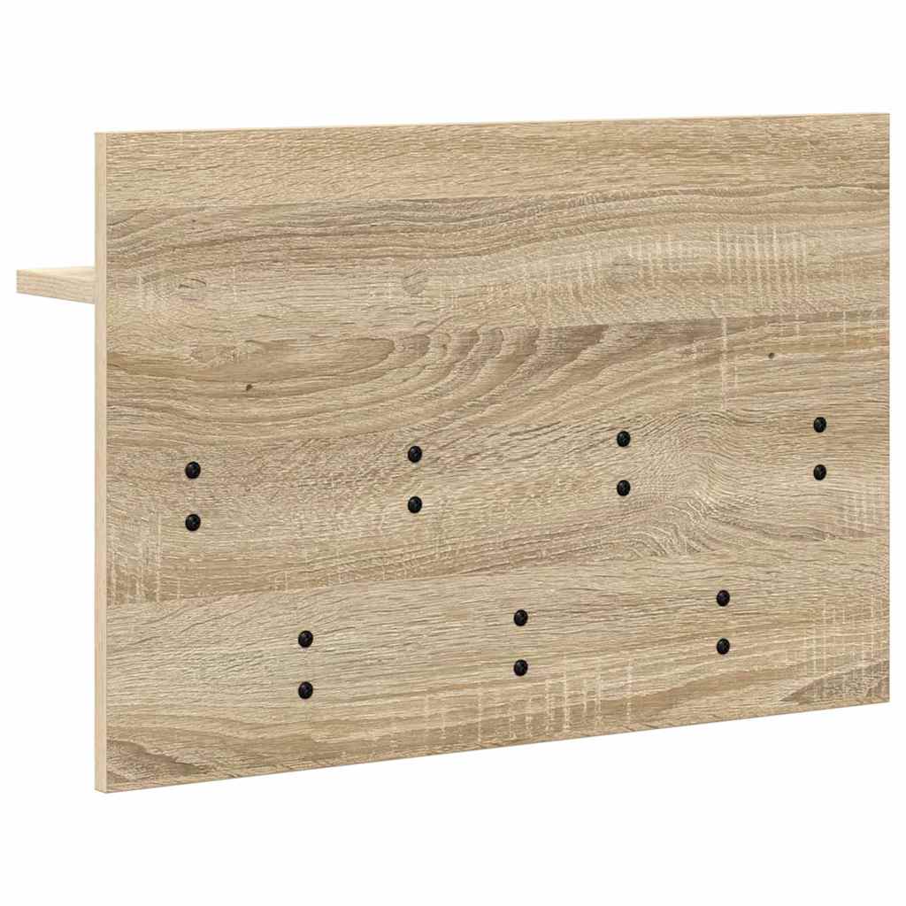 Prikabinamas paltas su lentyna Sonoma ąžuolas 60 x 40 x 12 cm