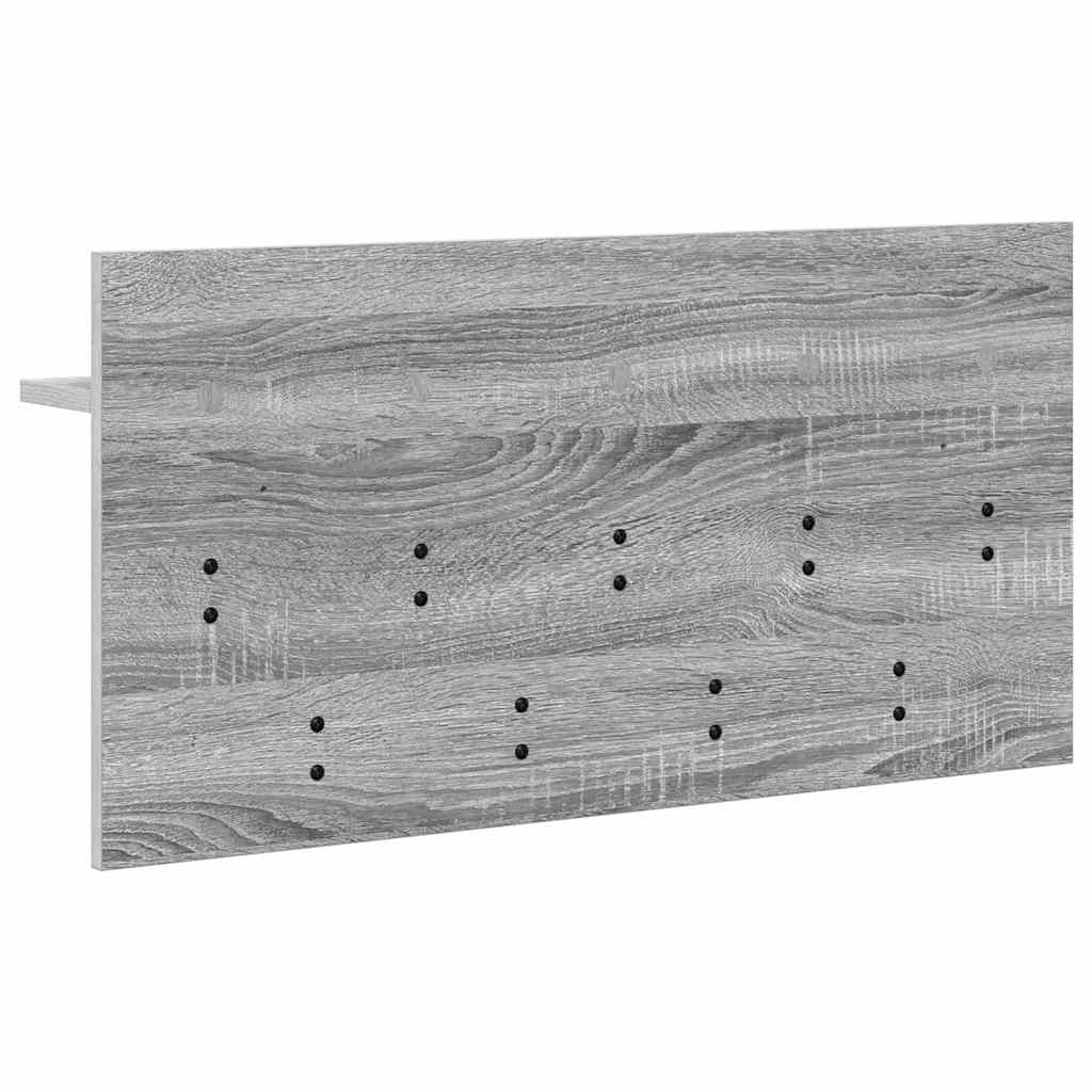 Prikabinamas paltas su lentyna Pilkas Sonoma 80 x 40 x 12 cm