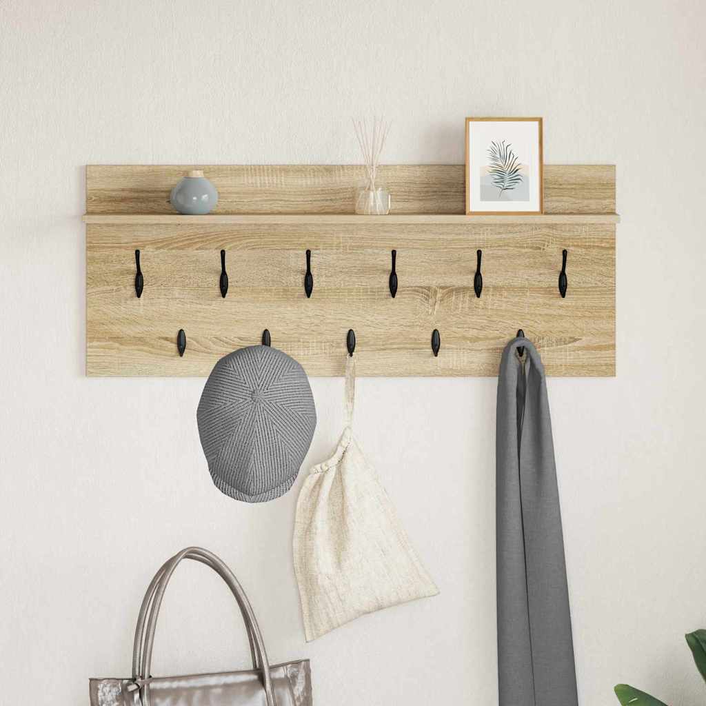 Prikabinamas paltas su lentyna Sonoma ąžuolas 100 x 40 x 12 cm