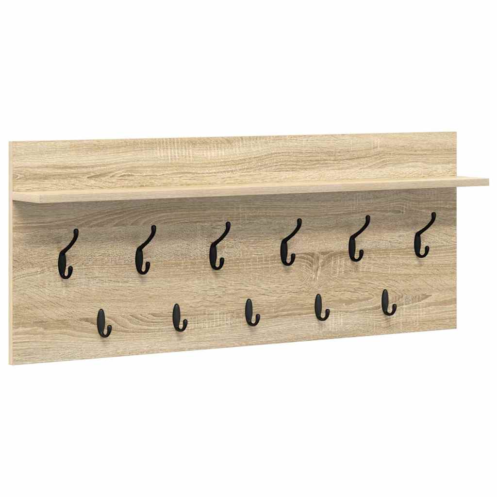 Prikabinamas paltas su lentyna Sonoma ąžuolas 100 x 40 x 12 cm