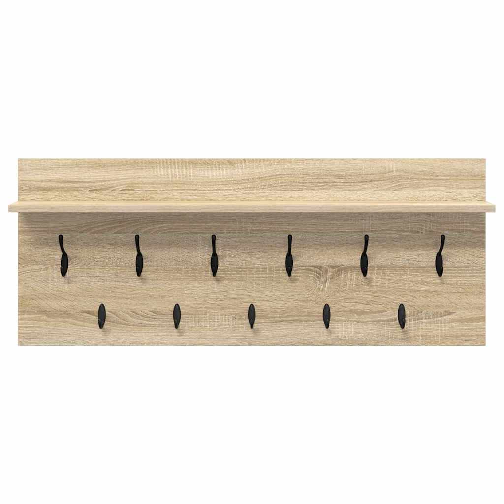 Prikabinamas paltas su lentyna Sonoma ąžuolas 100 x 40 x 12 cm
